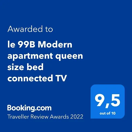 Apartamento Le 99b Modern Queen Size Bed Connected Tv