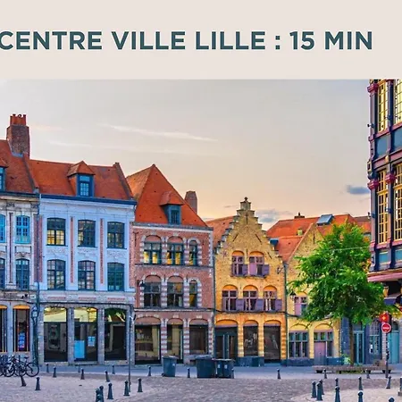 99b - Lumineux 4 Pers Proche Lille Apartamento *