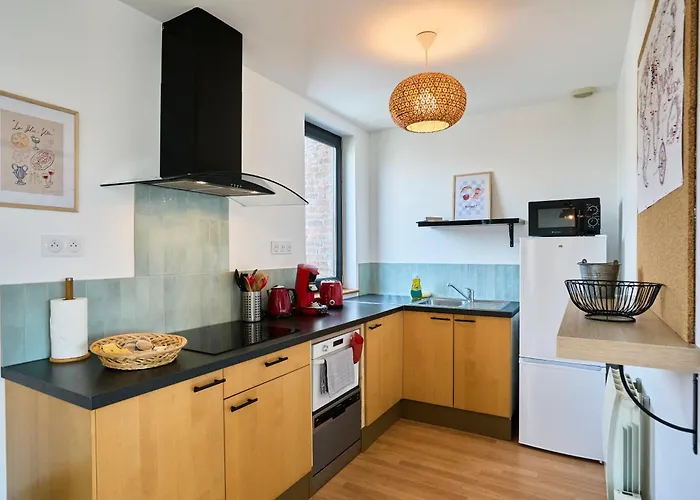 99B - Appartement Lumineux 4 Pers Proche Lille * Hallennes-lez-Haubourdin