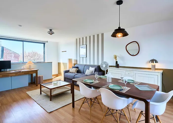 99B - Appartement Lumineux 4 Pers Proche Lille