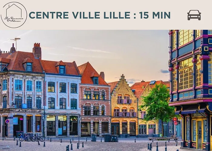 99B - Appartement Lumineux 4 Pers Proche Lille Appartamento *